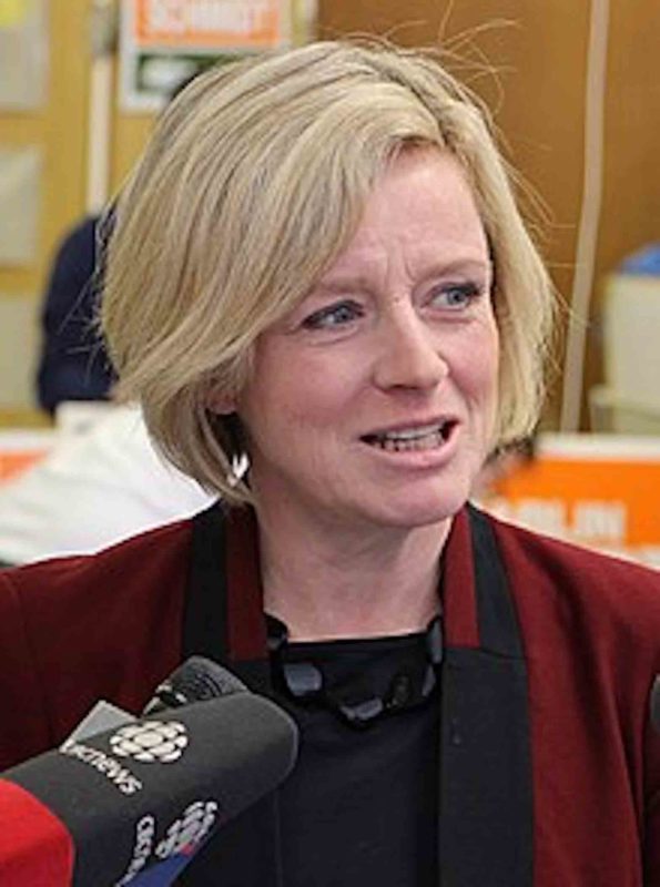 Alberta NDP Leader Rachel Notley. WIKIPEDIA