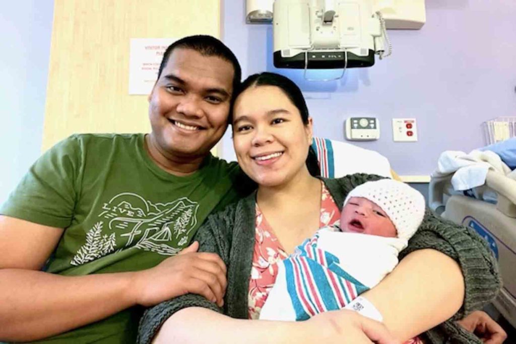 British Columbia, Canada’s first baby of the New Year is Gabriella Louise Camayang, born at 12:02 a.m. on Sunday, Jan. 1. Proud parents are Arben Camayang and Thea Villanueva. FACEBOOK
