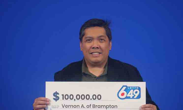 Vernon Jr. Arceno has been playing the lottery twice a week since he came to Canada in 2016.