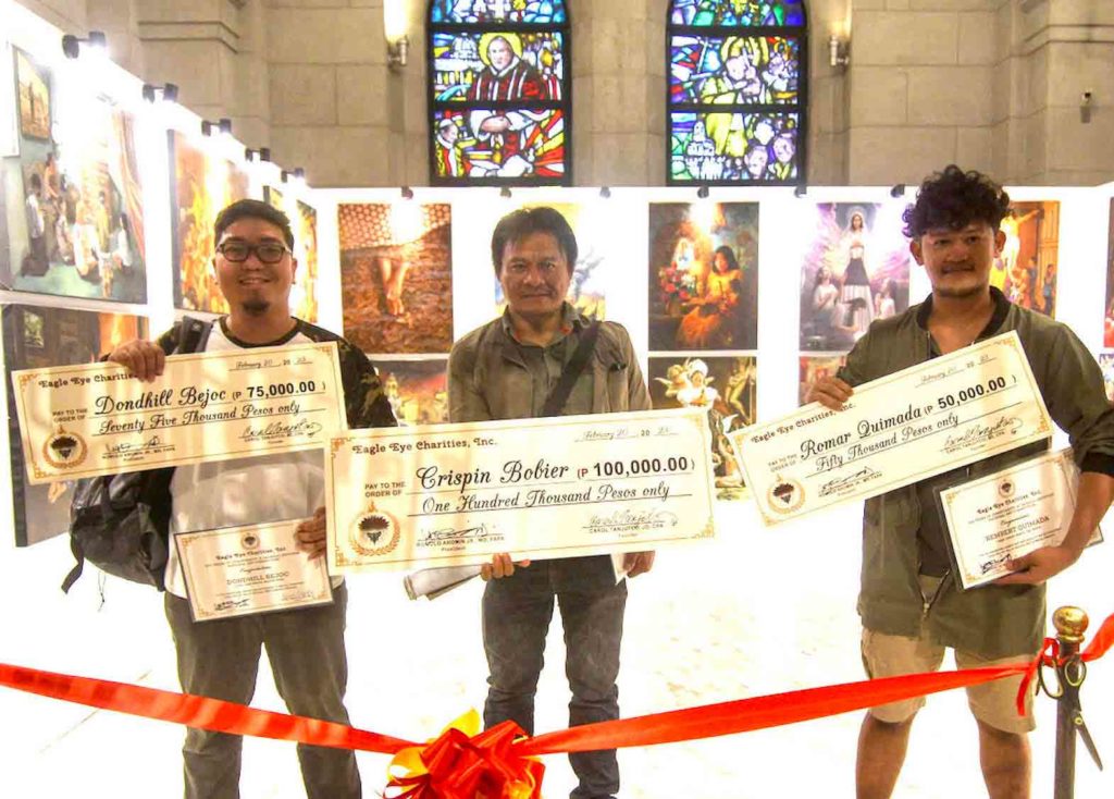 Top Three winners; Dohndill Bejoc, Second Place; Crispin Bobier, First place; Romar Quimada, 3rd Place. INQUIRER.net