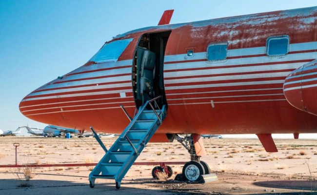 This is Elvis Presley's private jet.