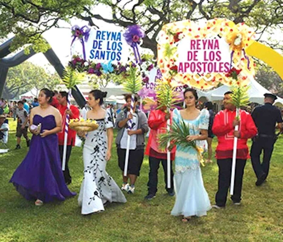 The annual Filipino Fiesta and Flores de Mayo  highlights traditional Philippine songs and dances, food, games and cultural activities through different Philippine languages and artifacts.