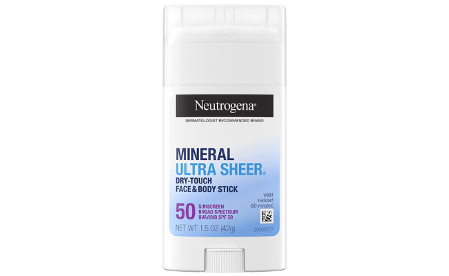 Neutrogena Mineral Ultra Sheer Dry Touch Face & Body Stick SPF 50