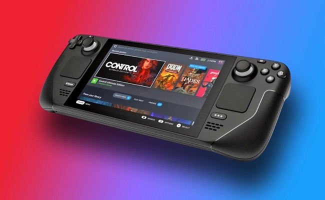 This is a handheld gaming console.