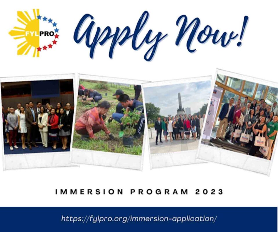 The week-long immersion brings 15 young Filipino Americans—aged 25 to 45 years old—from across different industries to the Philippines, where they meet with business, community and civic leaders.