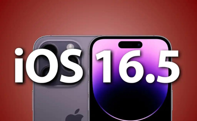 This represents the iOS 16.5 beta.