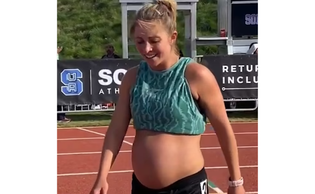 Pregnant Woman Runs Mile Just Days Before Delivery