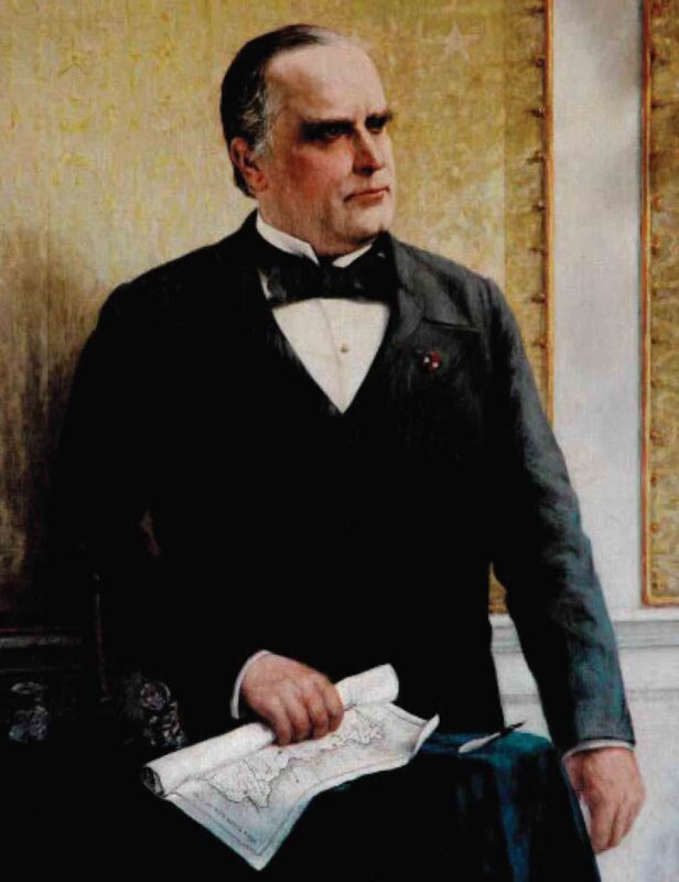 President William McKinley by Francisco Oller y Cestero, oil on canvas, 1898. Collection of Dr. Eduardo Pérez and family. 