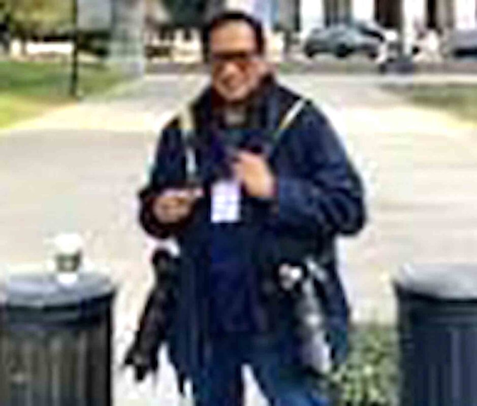 Arriola wearing his badge, in a photo taken before the attack. CONTRIBUTED 