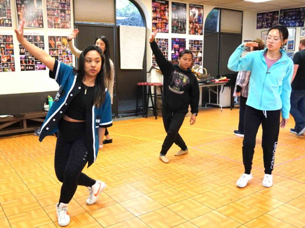 Filipino American Cat Delos Santos Reyes is choreographing Tri-Valley Repertory Theatre’s musical “The Song of the Nightingale.” CONTRIBUTED