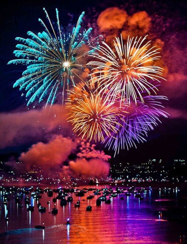 Blue Peacock Fireworks from the Philippines will vie for top place at The Honda Celebration of Light set return to English Bay on July 22, 26 and 29 with promises of world-renowned displays.