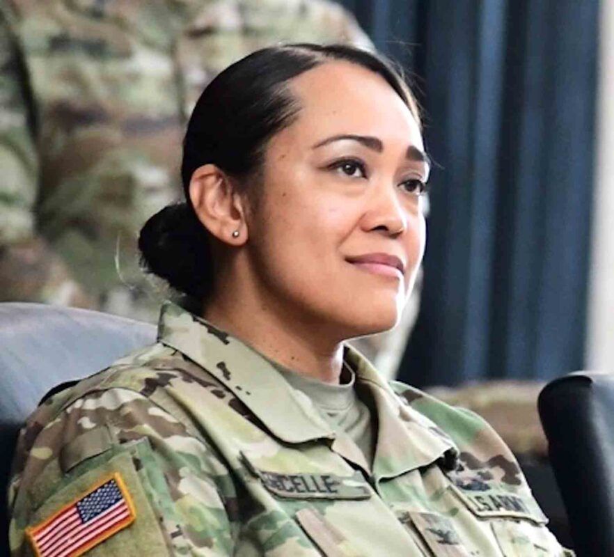 Brig. Gen.Marlena A. DeCelle has many family members in the armed service who have served and are serving in various ranks. (National Guard News)