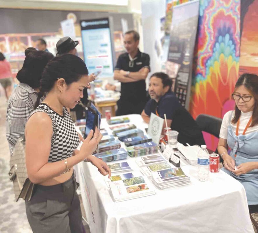 Philippine Tourism exhibitors from at last year’s Fiesta In America. CONTRIBUTED