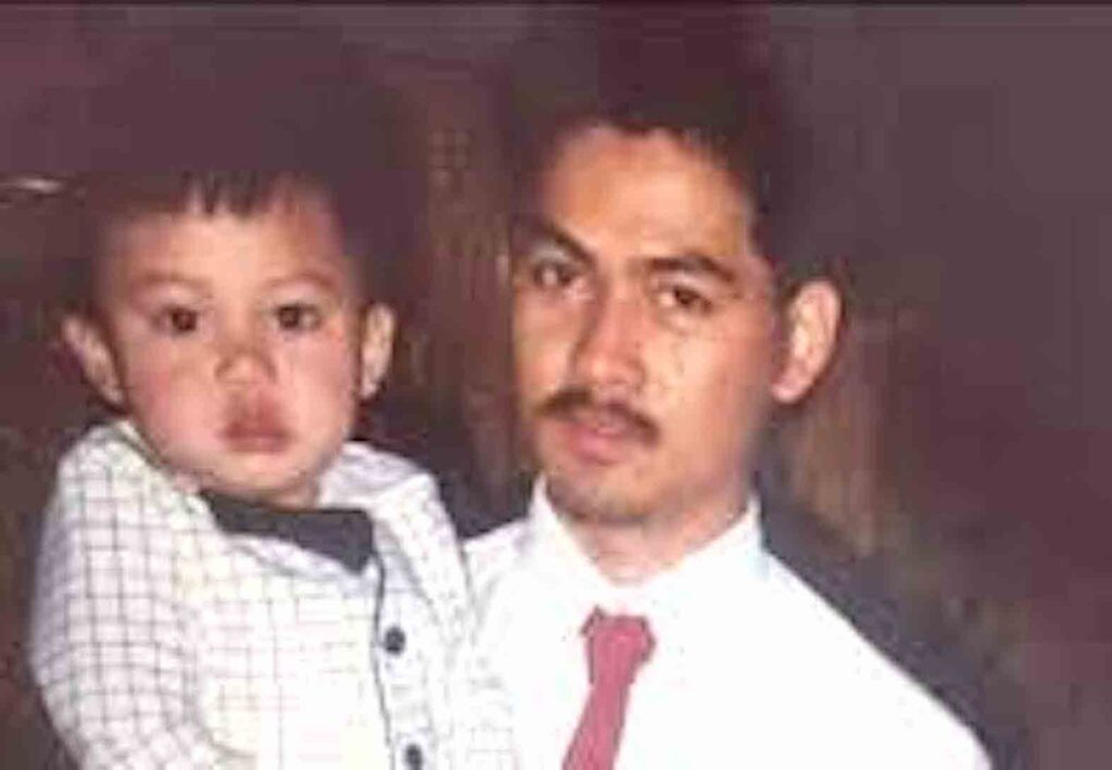 Carlos Medina, seen here with son, Carlo, was murdered in Kodiak, Alaska in 1993. The case remains Kodiak Police Department’s only cold case. TWITTER