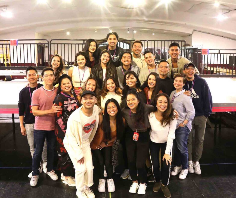 Cast of Here Lies Love, Broadway’s first all-Filipino company. CONTRIBUTED