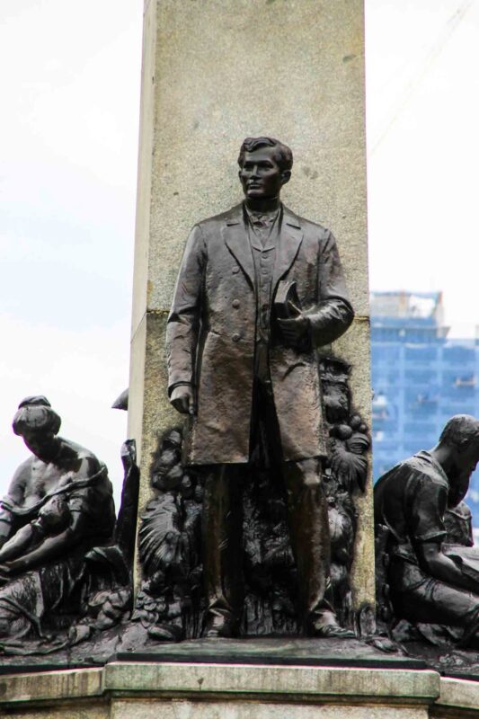  Throughout the archipelago, one is bound to find a statue of Rizal in almost, if not, all of its towns and cities.
