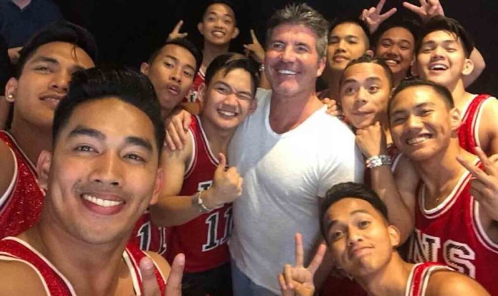 Hip-hop dance group Junior New System, seen here with AGT's Simon Cowell, will be performing at the event on Saturday, June 10, from 7:30 a.m. - 6 p.m. at Veterans Park. FACEBOOK