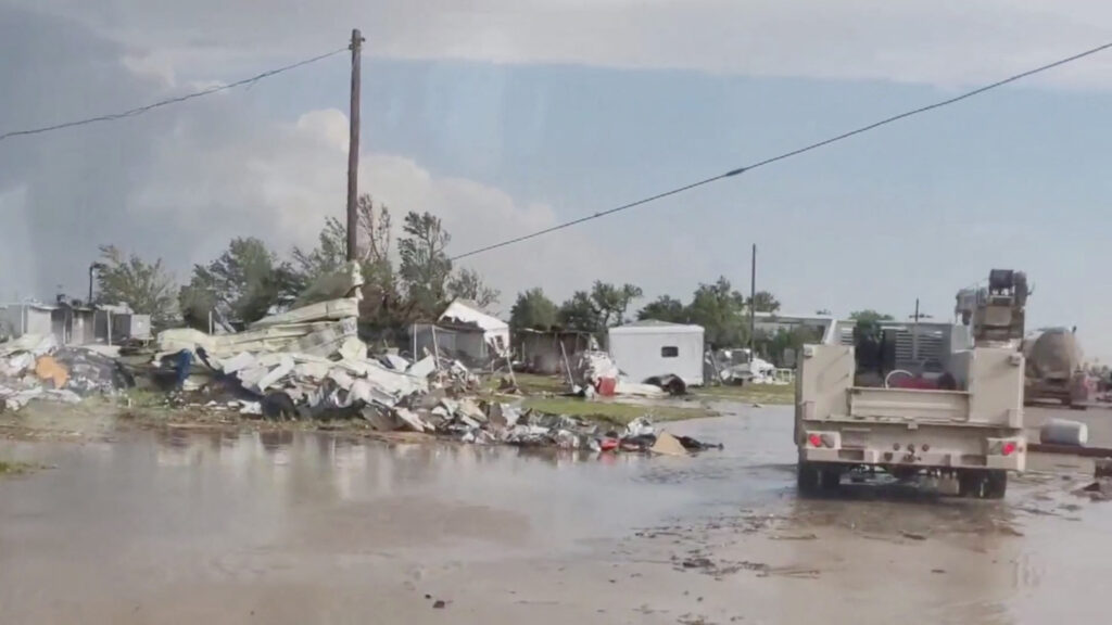 Texas panhandle town hit by tornado