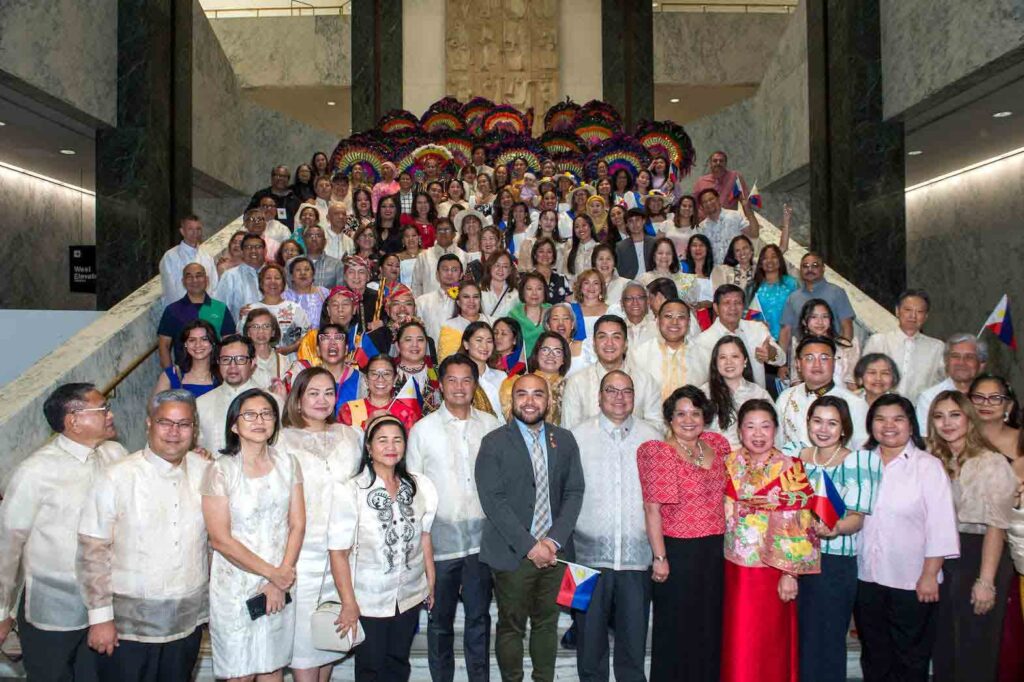 Assemblyman Steven Raga, first Filipino elected official in New York State made history for bringing the Philippine Independence celebration for the very first time in the Capitol in Albany, NY. INQUIRER/Elton Lugay  