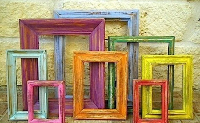 Upcycled Picture Frames