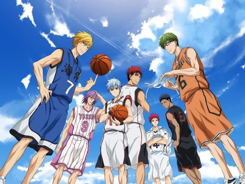 Kuroko's Basketball Anime Team Action