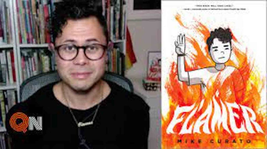 “Flamer” is a semi-autobiographical graphic novel about a 14-year-old Filipino American boy who is  bullied and struggling with the fact that he’s gay.