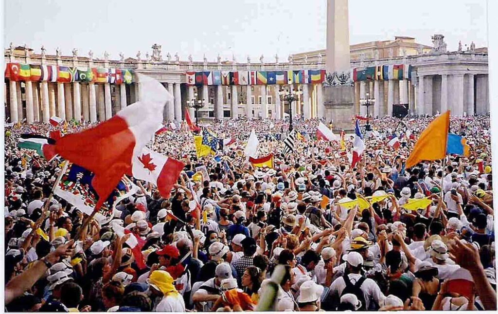 World Youth Day (WYD) is a worldwide encounter with the Pope that happens every three years.