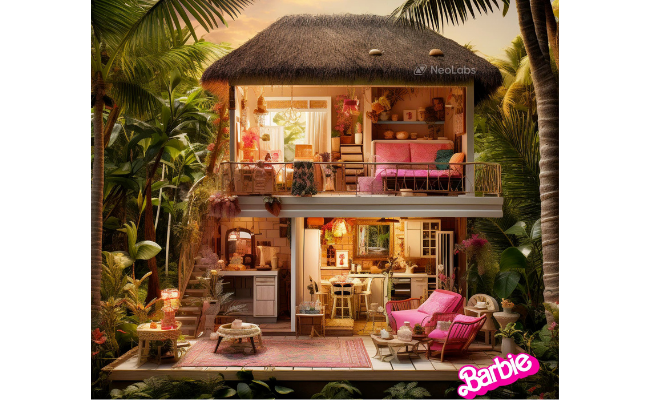 Barbie’s modernized bahay kubo