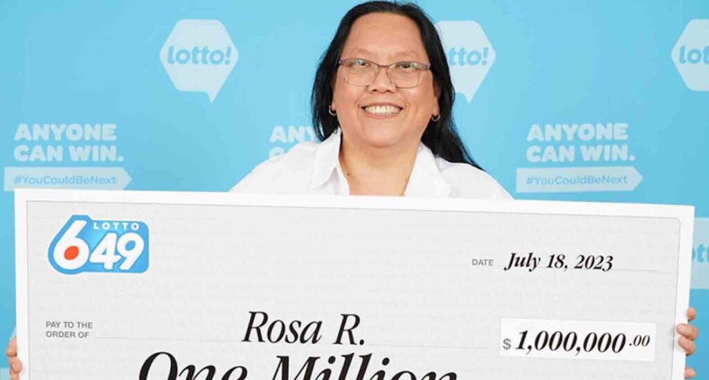 Rosa Rodriguez was floating on air after winning $1 million in the British Columbia lottery. BCLC