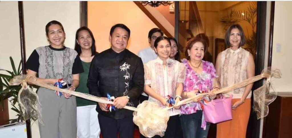 At the opening of the exhibit las June (from left to Right): District 1 City Councilor Alcine Yabut, Councilor Carmina Ortega, Congressman Romulo “Kid” Peña, Vice Mayor Monique Lagdameo, EEC Trustee Fanny Blanco and MCAO OIC Ichi Yabut. CONTRIBUTED