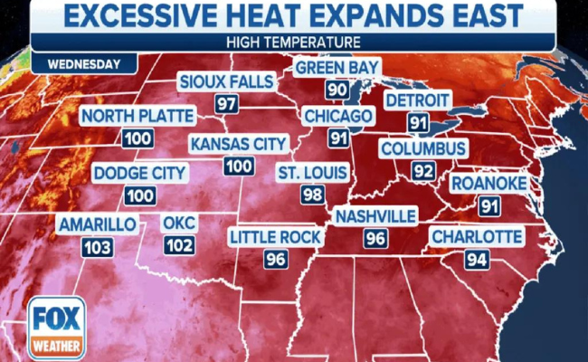 US braces for hottest week with 250M under blistering temperatures