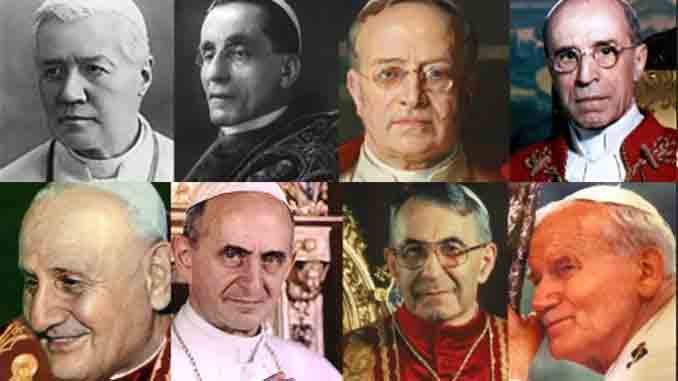 Sainted Popes and the crisis of modernity and secularizing world: Through 2,000-years of Christianity, a total of 84 popes out of 266 have been named saints, a lot of them reform-minded.(Catholic World Report) 