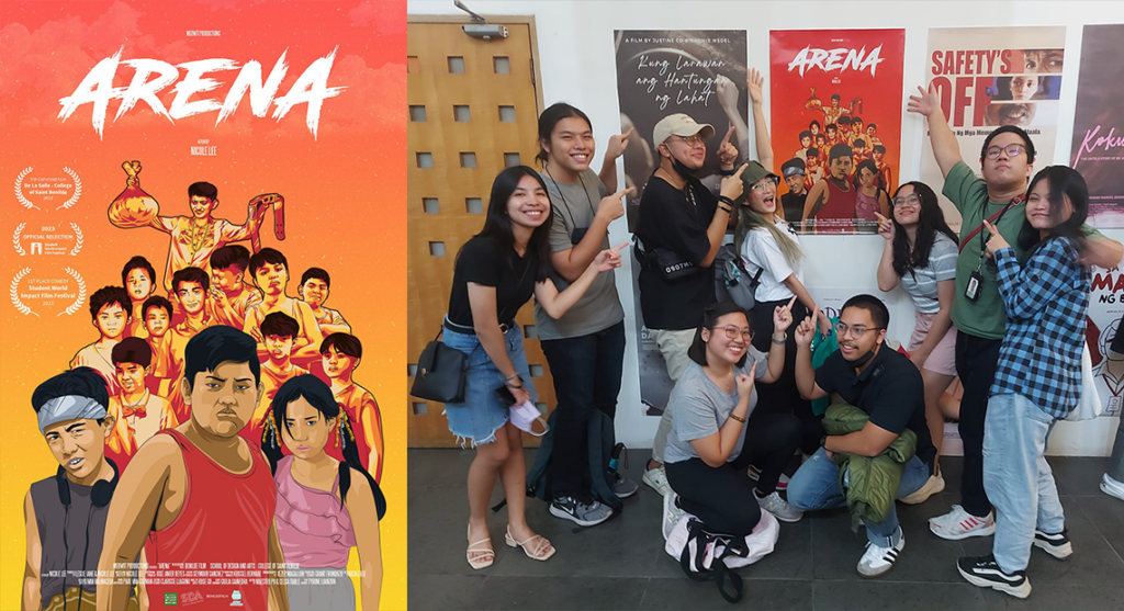 Short film “Arena,” which competed at the Student World Impact Film Festival 2022, is included in this year’s Gawad Alternatibo roster