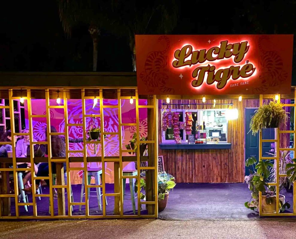 Tampa, Florida’s first “sari-sari” restaurant Lucky Tigre has drawn near-five star reviews on Yelp. INSTAGRAM