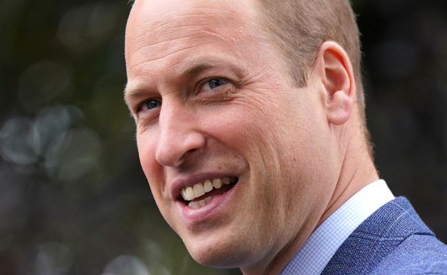 Britain's Prince William, Prince of Wales reacts as he attends the Royal Norfolk Show, the UK’s largest two-day agricultural show on June 29, 2023