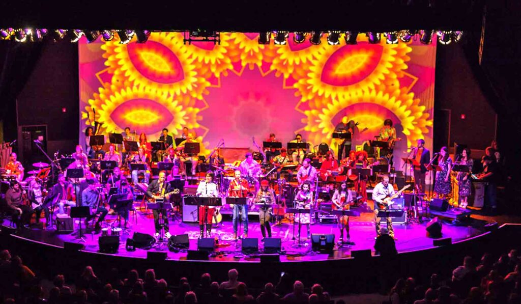 Northern California’s only touring Beatles Rock Orchestra, The Beatles Guitar Project, will benefit a nonprofit music foundation. HANDOUT