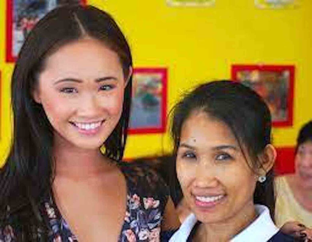 Averie Bishop with mom, Marevi. TULONG FOUNDATION