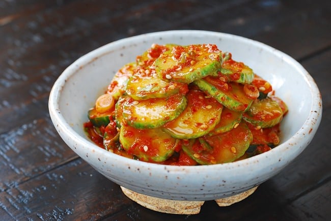 Oi Muchim Spicy Korean cucumer salad