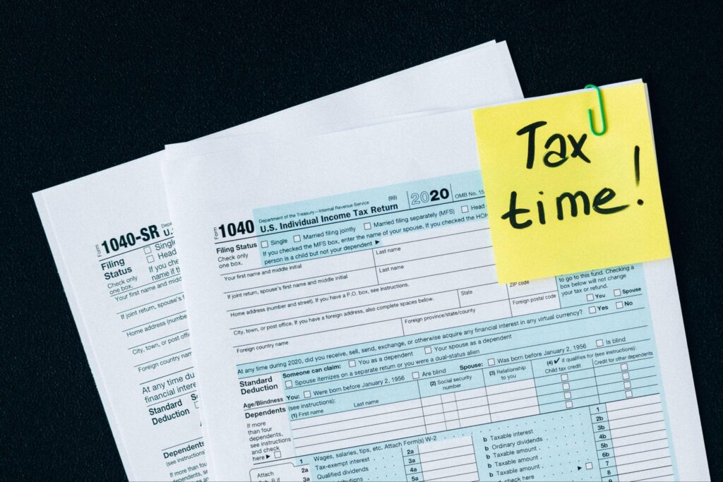 IRS Individual Income Tax Return form