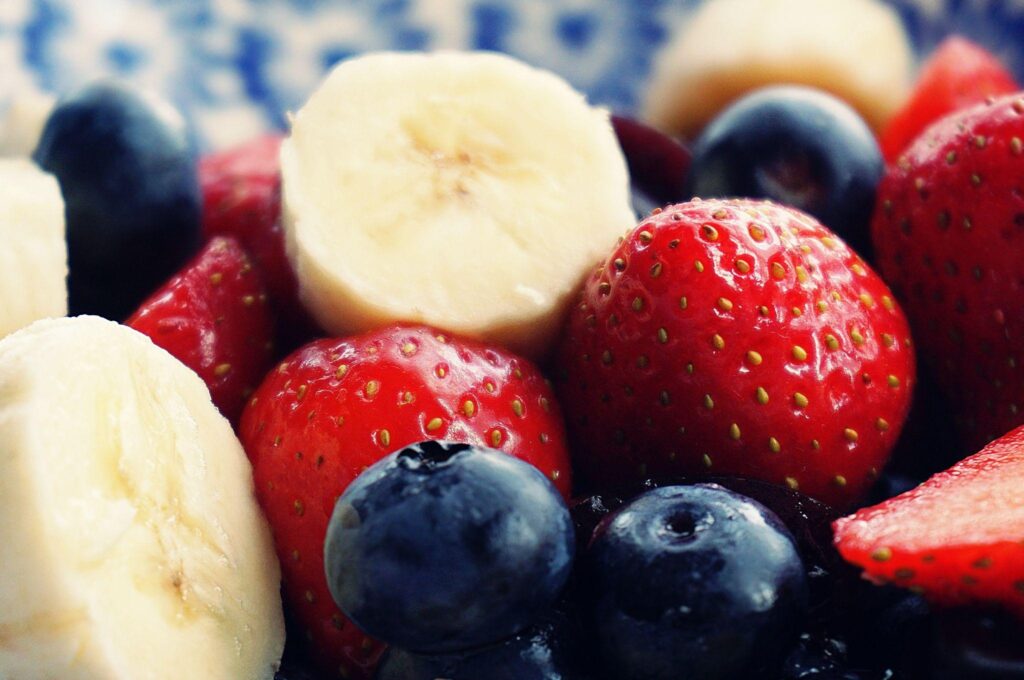 Closeup photo of assorted cut fresh fruit