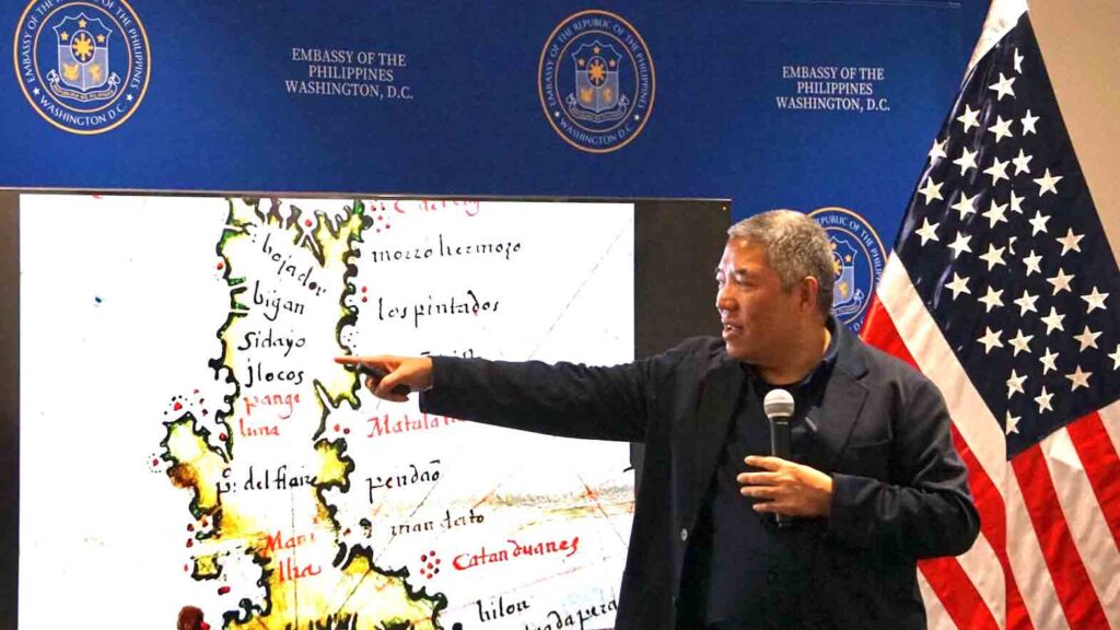  Professor Ambeth R. Ocampo lectures on the significance of various maps of the Philippines, their long and complicated narrative in relation to Philippine national hero Dr. Jose Rizal, and the emergence of the Philippine nation. CONTRIBUTED