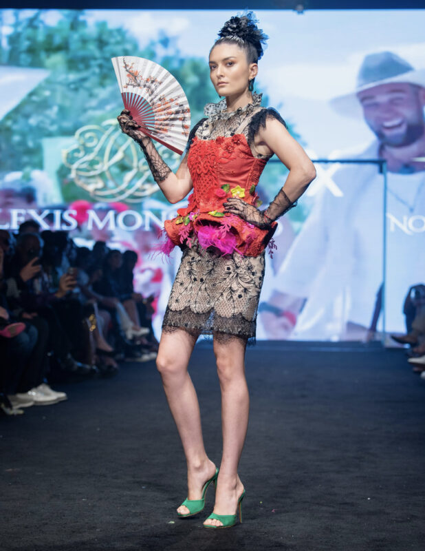 An Alexis Monsanto creation featured on the LAFW runway | Photo by Joe Garcia