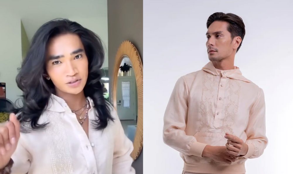 Bretman Rock wears Filipina designer’s barong jacket in recent Instagram story