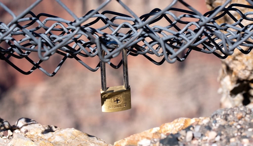 Grand Canyon National Park urges visitors to refrain from leaving "love locks" as they pose a threat to the rare California condors