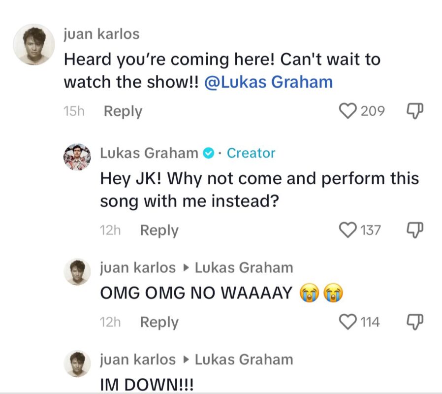 Could a Juan Karlos and Lukas Graham collab actually happen?