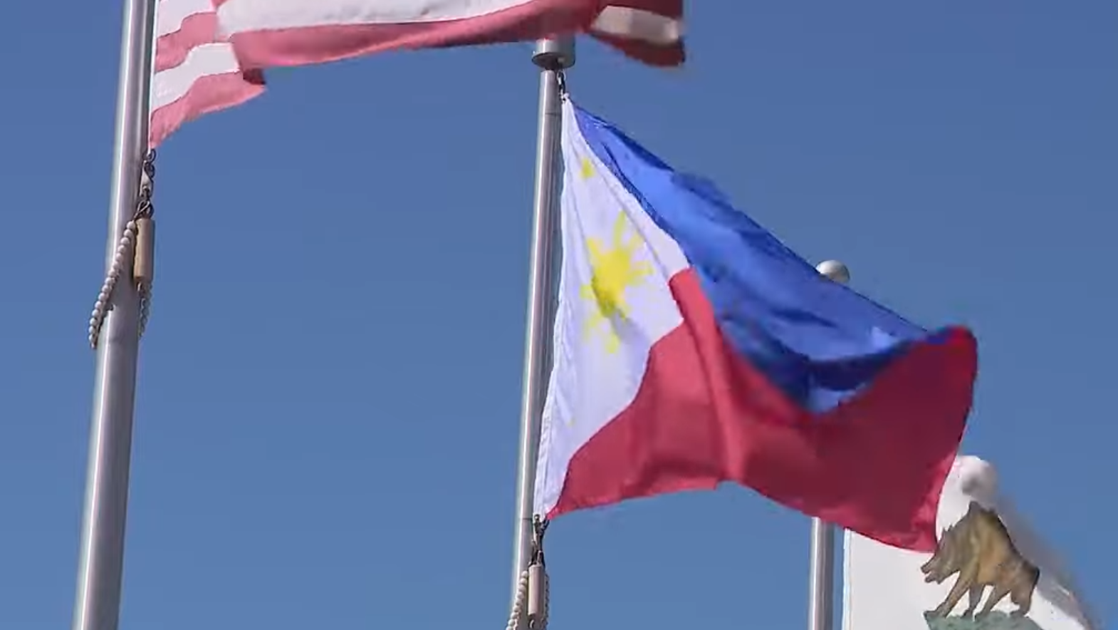 Filipino flag flown at California's Southwestern College