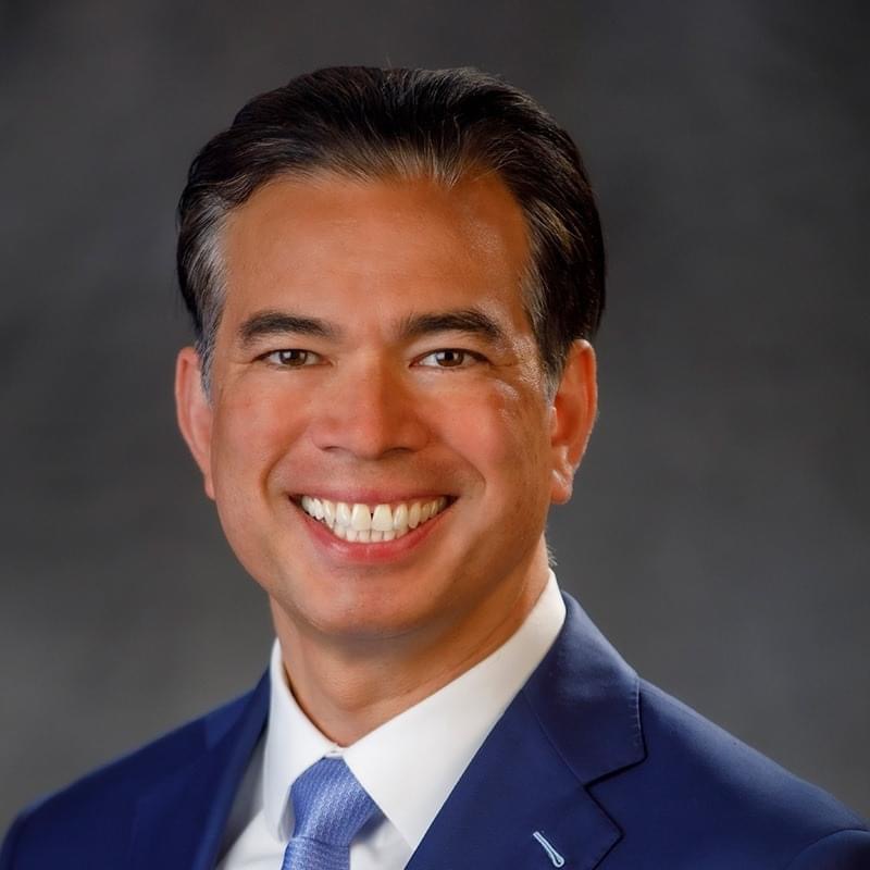 Headshot of Attorney General Rob Bonta who offered tips on how to donate safely