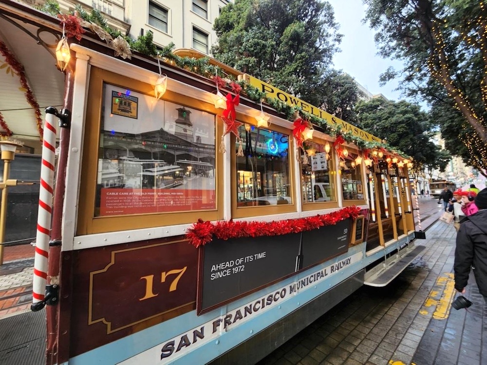 Pinoy Christmas on wheels as San Francisco debuts Filipino-themed cable car