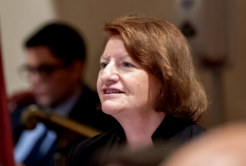 Headshot of Senate President Pro Tempore Toni Atkins