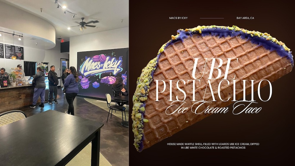 Ube dessert pop-up Macs By Icky opens first store at historic Loyola Building in Union City